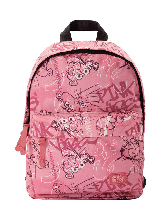 The Souled Store Official Pink Panther: Pink Vibe All Over Printed Mini Bags 2 Compartment 25 L Backpacks