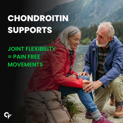 Carbamide Forte Glucosamine & Chondroitin MSM - Joint Support Supplement with Vitamins - 3900mg Per Serving – 10 Tablets