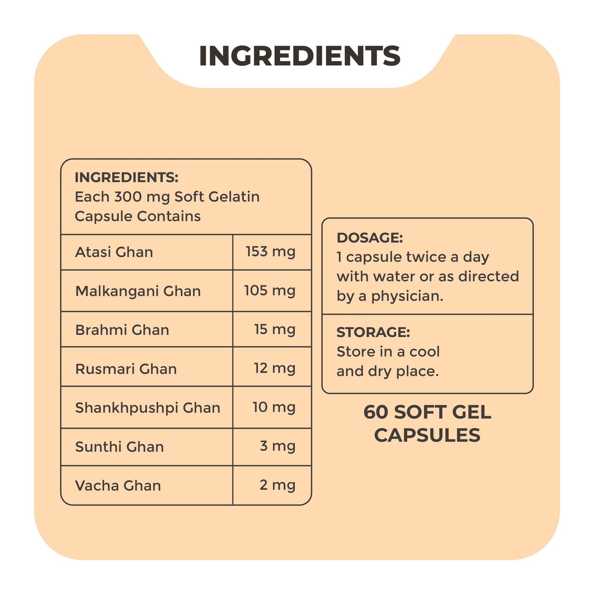 Nisarga Herbs Nuroade Brahmi Brain Booster Supplement For Senior Citize- image 2