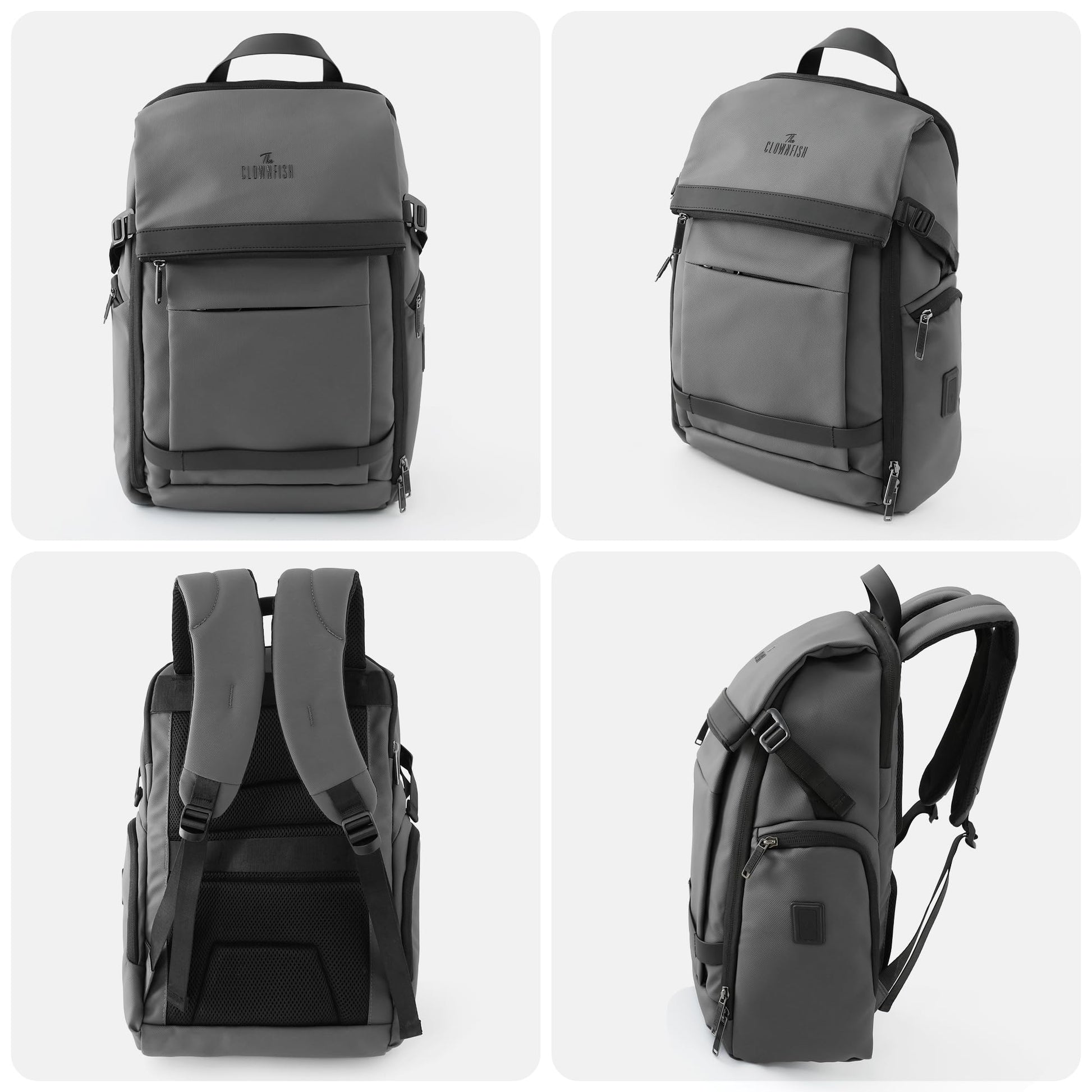 THE CLOWNFISH Trek Series Laptop Bag | 18 Inch Travel Laptop Backpack F- image 4