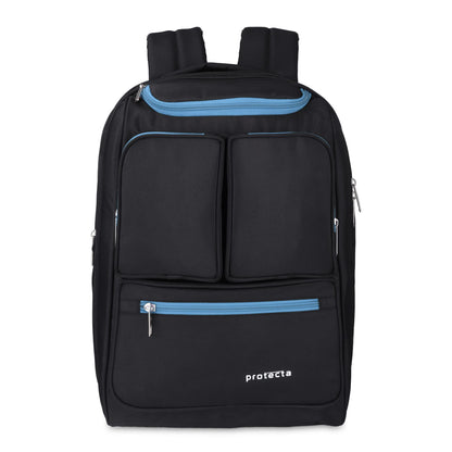 Protecta Organised Chaos XL (2.0) 45 L Convertible Laptop Backpack/Bag | For Work Trips, Travel & Weekend Trips. - Black & Blue