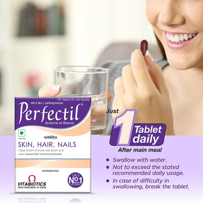 Perfectil Multivitamin Supplements For Men & Women, Packed With Biotin- image 2