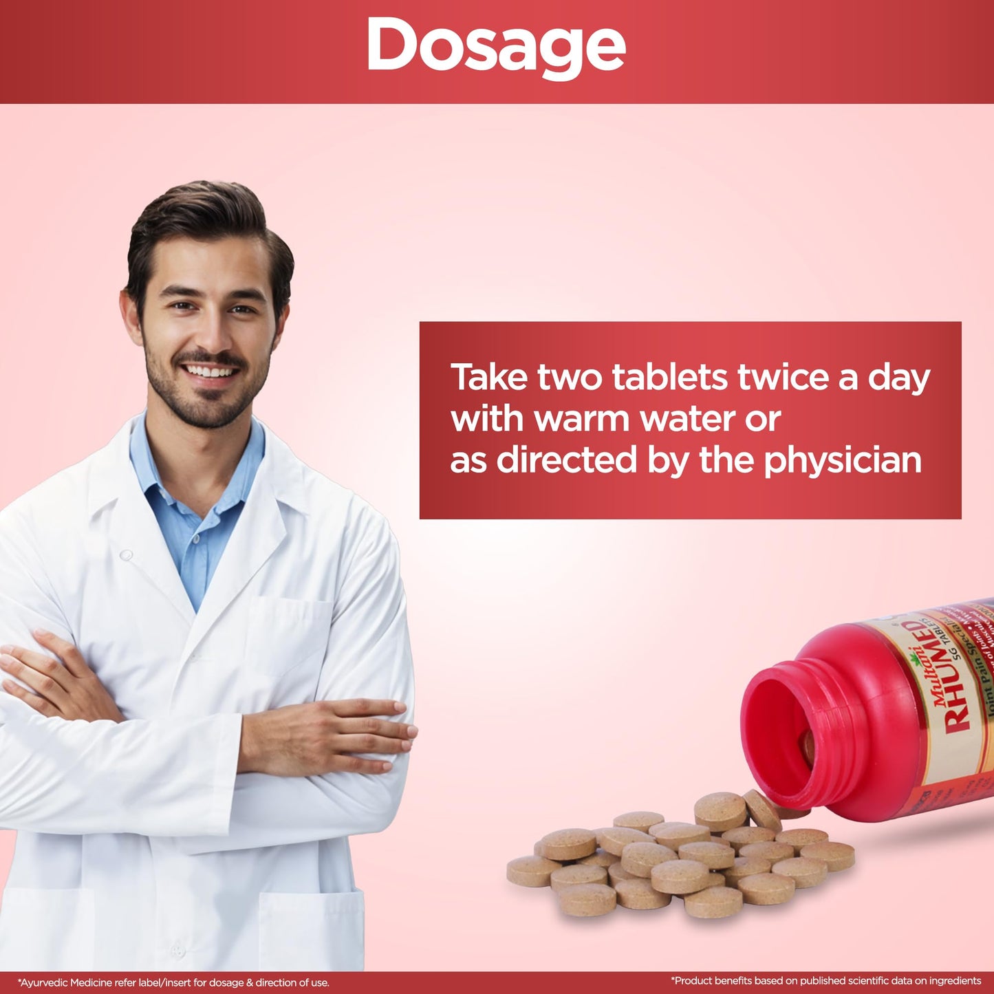 Multani Rhumed SG Tablets - 60 Tablets | Useful In Relief From Pain In- image 5