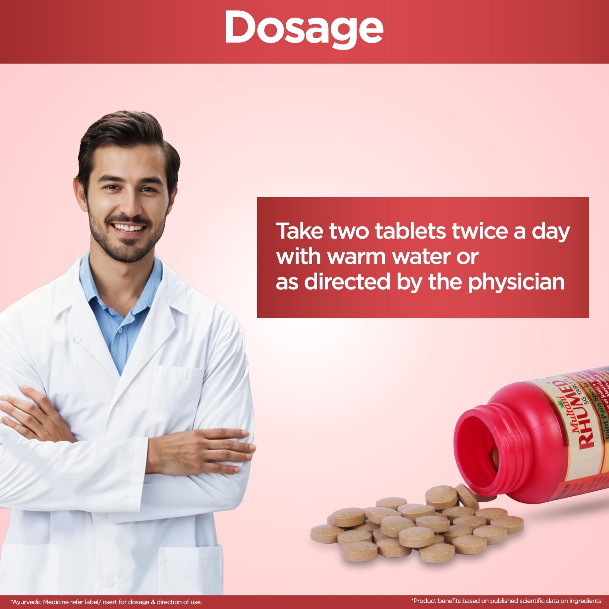 Multani Rhumed SG Tablets - 60 Tablets | Useful In Relief From Pain In- image 5