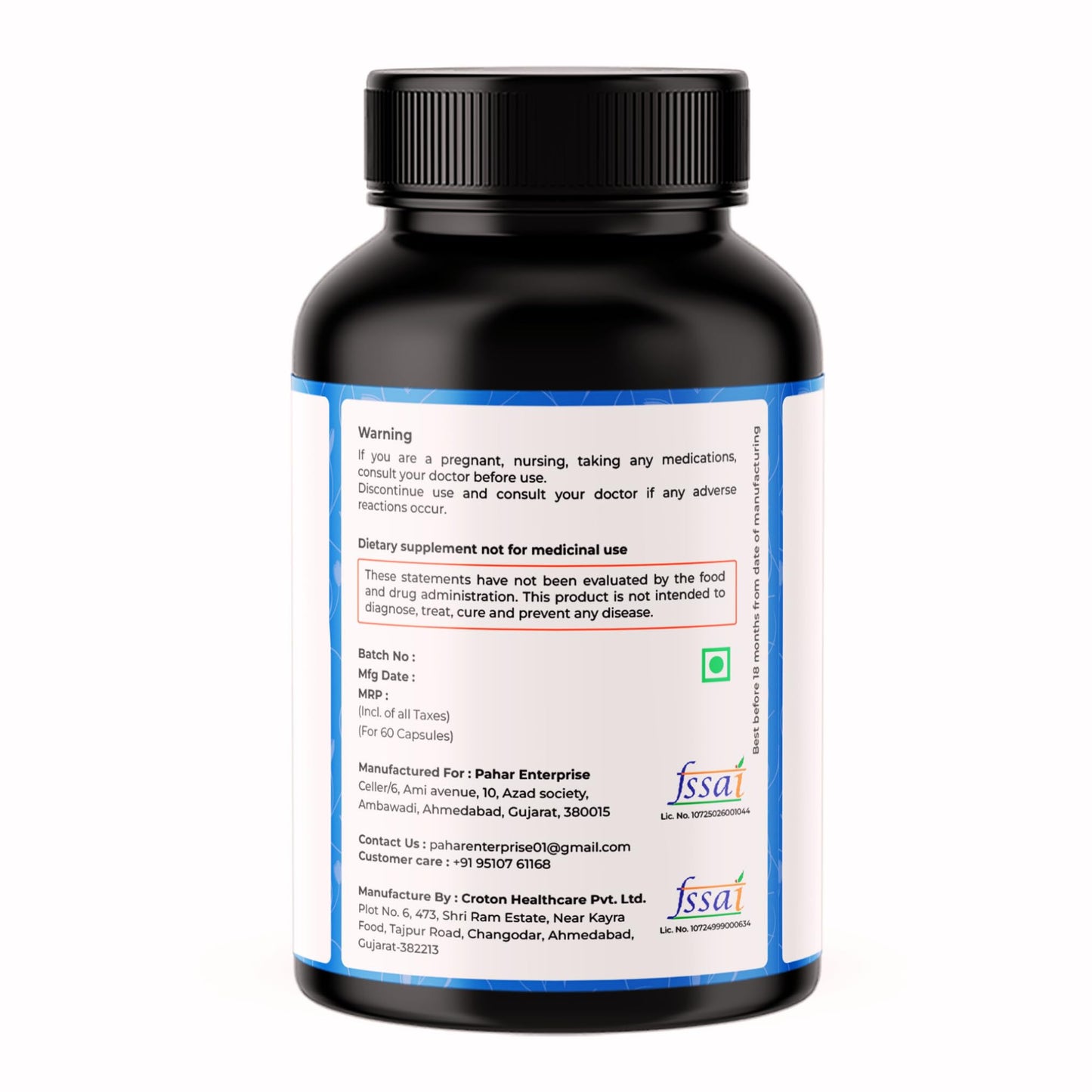 VREEX Eye & Vision Care Capsules with Lutein, Astaxanthin, Zeaxanthin, Bilberry Extract, Vitamin A & C | Supports Eye Health, Vision & Antioxidant Support – (60 Veg Capsules)