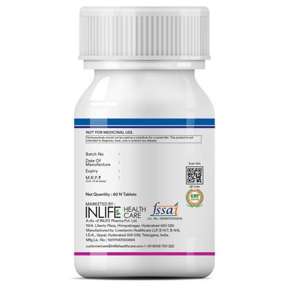 INLIFE Multivitamin Tablets For Men & Women with Ginseng & Prebiotic Pr- image 3