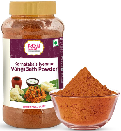 Delight Foods Karnataka Iyengar Vangibath Masalas Powder, 250g