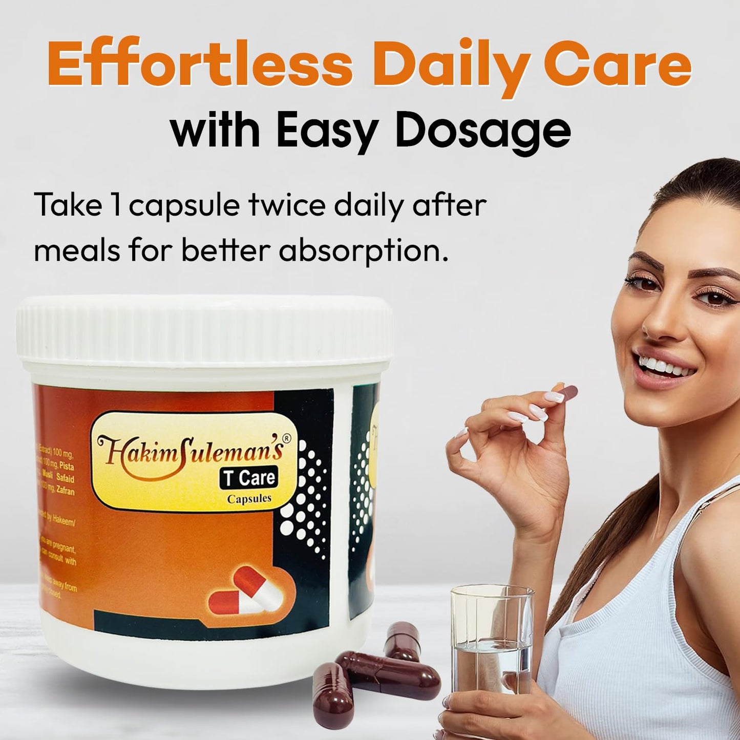Hakim Suleman's S Care and T Care Capsule Combo Pack | Dual Wellness Support Combo | Everyday Care Value Pack
