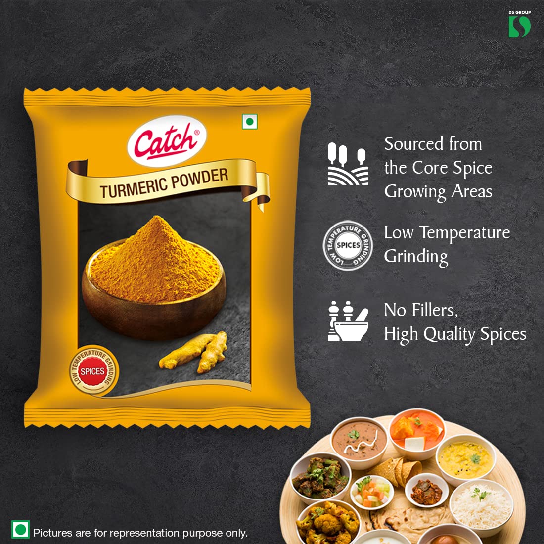 Catch Turmeric Powder | Haldi Powder, 500g