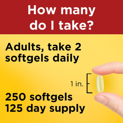 Nature Made Fish Oil 1000 Mg Softgels 250-Count