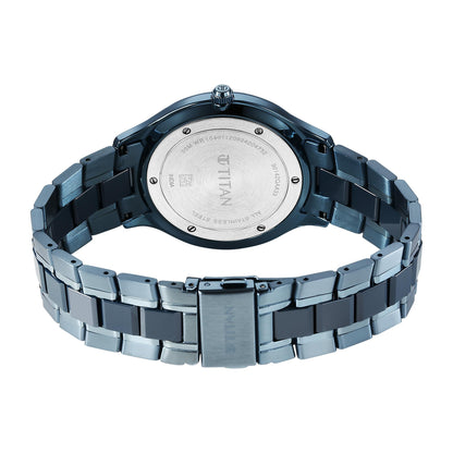 Titan Analog Blue Dial Men's Watch-90142QD01- image 2