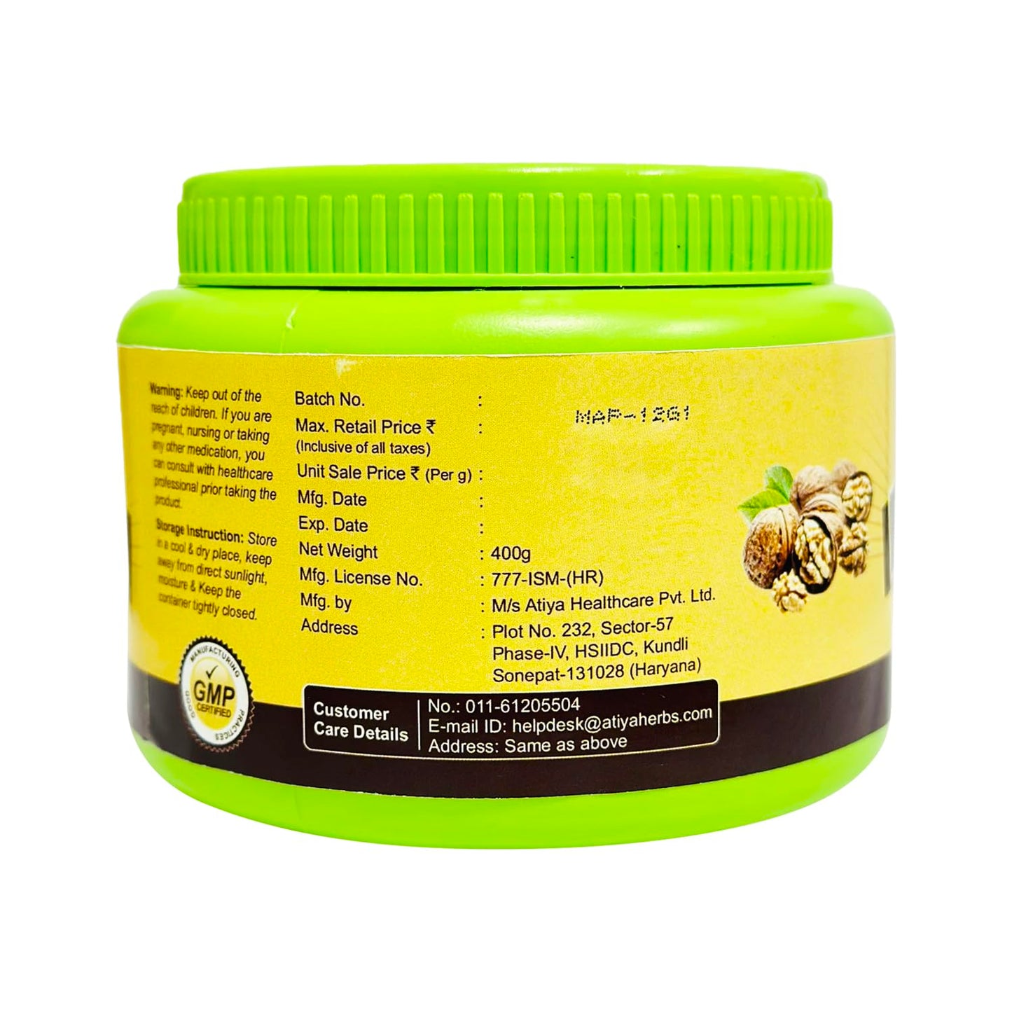 Hakim Suleman's Akhrotprash Majoon – 400g (Pack of 3)