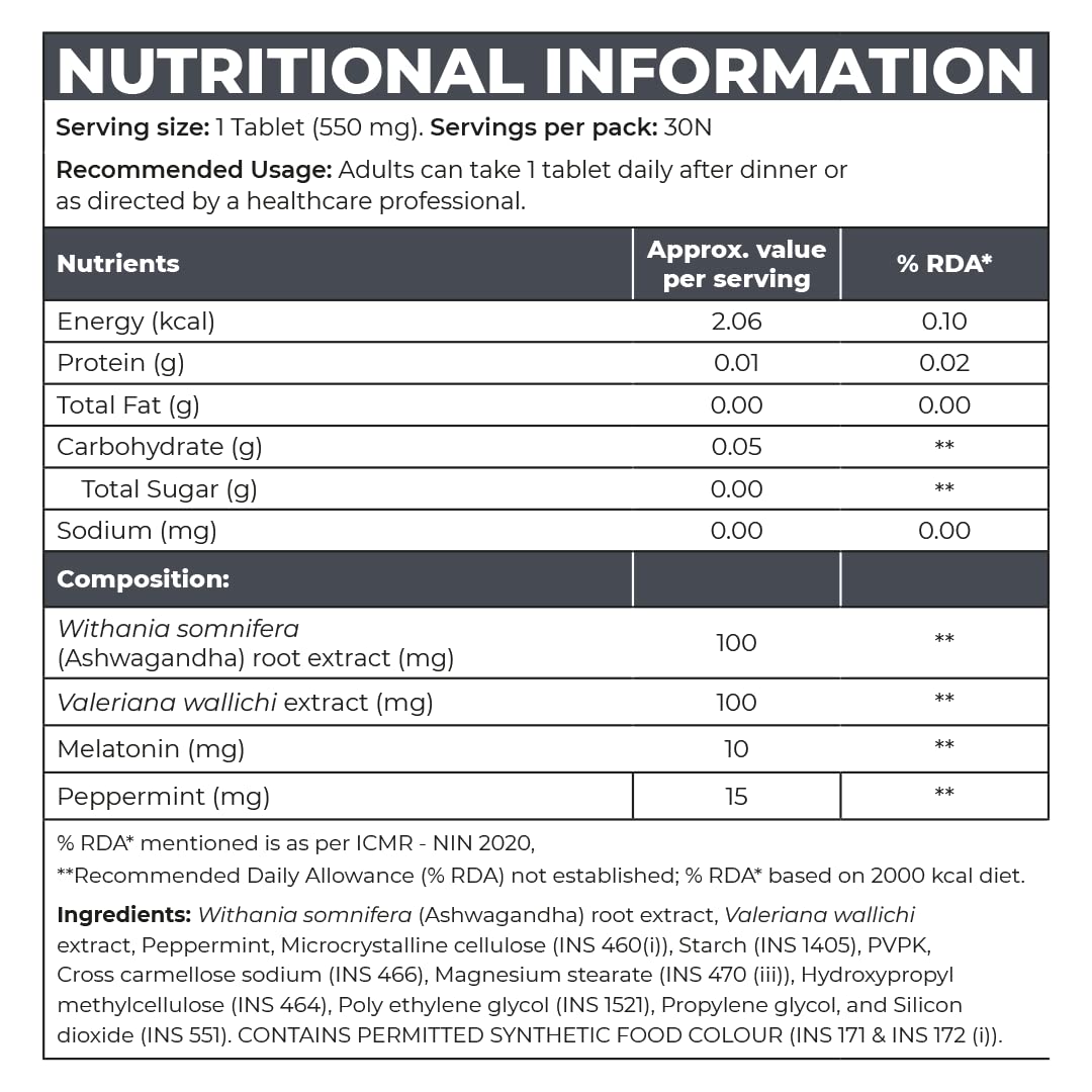 INSTRENGTH-SLEEP SUPPLEMENT (SUPPORT MIND STRESS FREE & IMPROVE YOUR SLEEP & SUPPORT NATURAL SLEEP) -100% VEG - (PEOPLE'S TRUST BRAND) - 10% OFFER