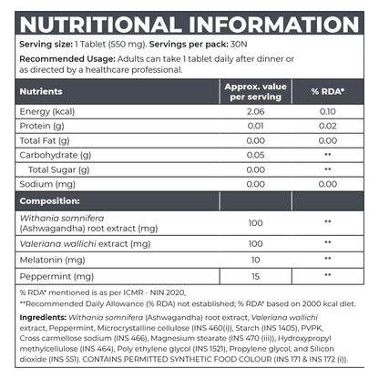 INSTRENGTH-SLEEP SUPPLEMENT (SUPPORT MIND STRESS FREE & IMPROVE YOUR SLEEP & SUPPORT NATURAL SLEEP) -100% VEG - (PEOPLE'S TRUST BRAND) - 10% OFFER