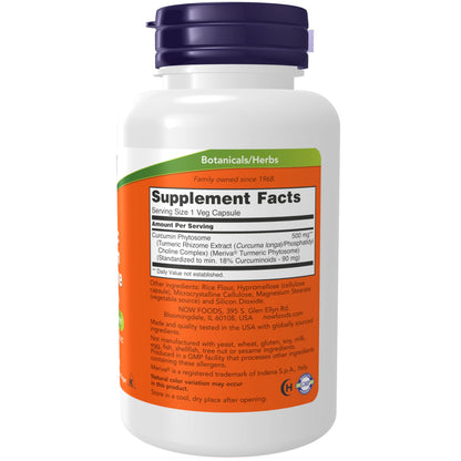 Now Foods, Curcumin Phytosome, 60 Veggie Caps- image 7
