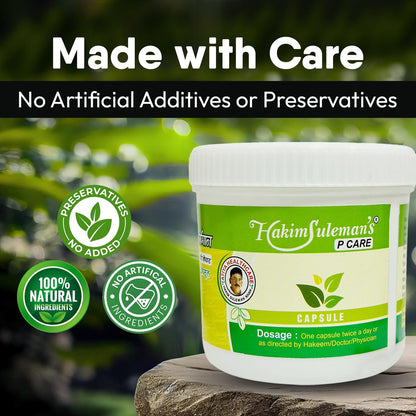 Hakim Suleman's P Care Capsules – Natural Health Supplement, 60 Capsules