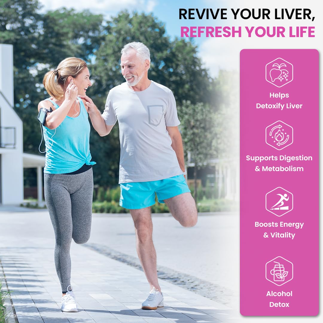 NATURYZ After Cheers Fatty Liver & Alcohol Detox Supplement with Milk Thistle, N-Acetyl Cysteine (NAC), Green Tea & Beetroot | Advanced Liver Health, Hangover Recovery | Helps detox After Drinking | 60 Vegetarian Capsules