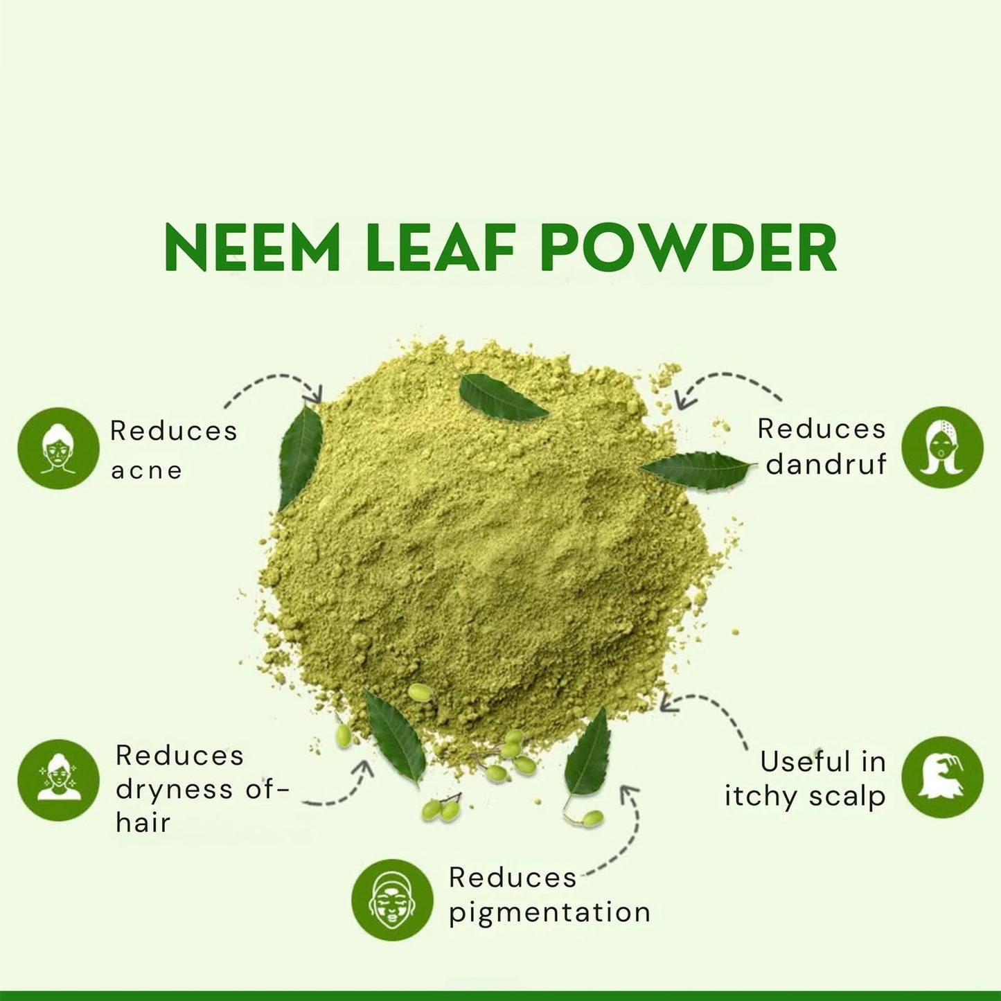 Seedpure Organic Neem Powder 250g | Pure Neem Leaf Powder for Skin, Hair, Immunity & Detox | Herbal Supplement for Acne, Oral Care & Wellness | No Additives or Preservatives