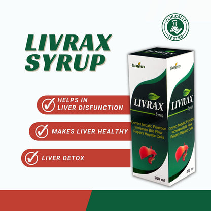 Natural Liver Support Supplement with Ayurvedic Herbs (Bhringraj, Punarnava, Kutki) - Promotes Detox & Healthy Digestion (Pack of 3)