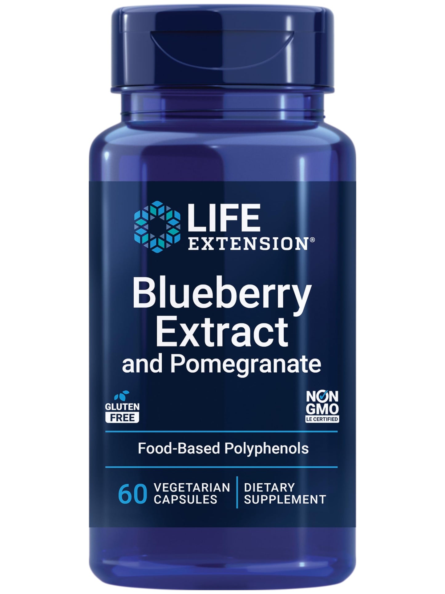 Life Extension Blueberry Extract with Pomegranate, 60 vcaps