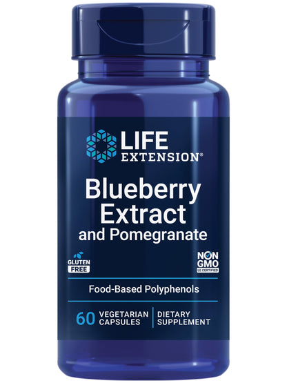 Life Extension Blueberry Extract with Pomegranate, 60 vcaps