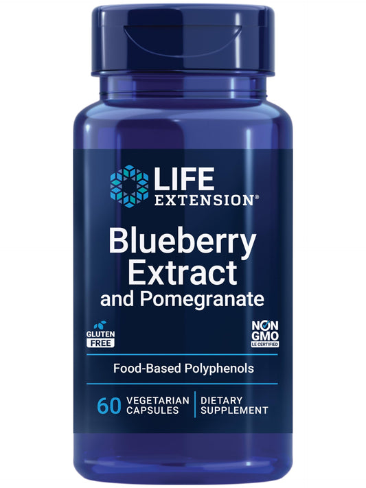 Life Extension Blueberry Extract with Pomegranate, 60 vcaps