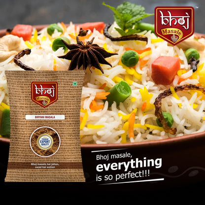Bhoj Masale Biryani Masala 100GM Pouch |Powder|Spices | Spice Blend Biryani Masala Powder | Indian Traditional Biryani Masala