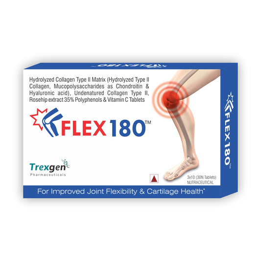 Trexgen FLEX180™ Advanced Total Joint Pain & Cartilage Repair-Matrix Collagen Ty