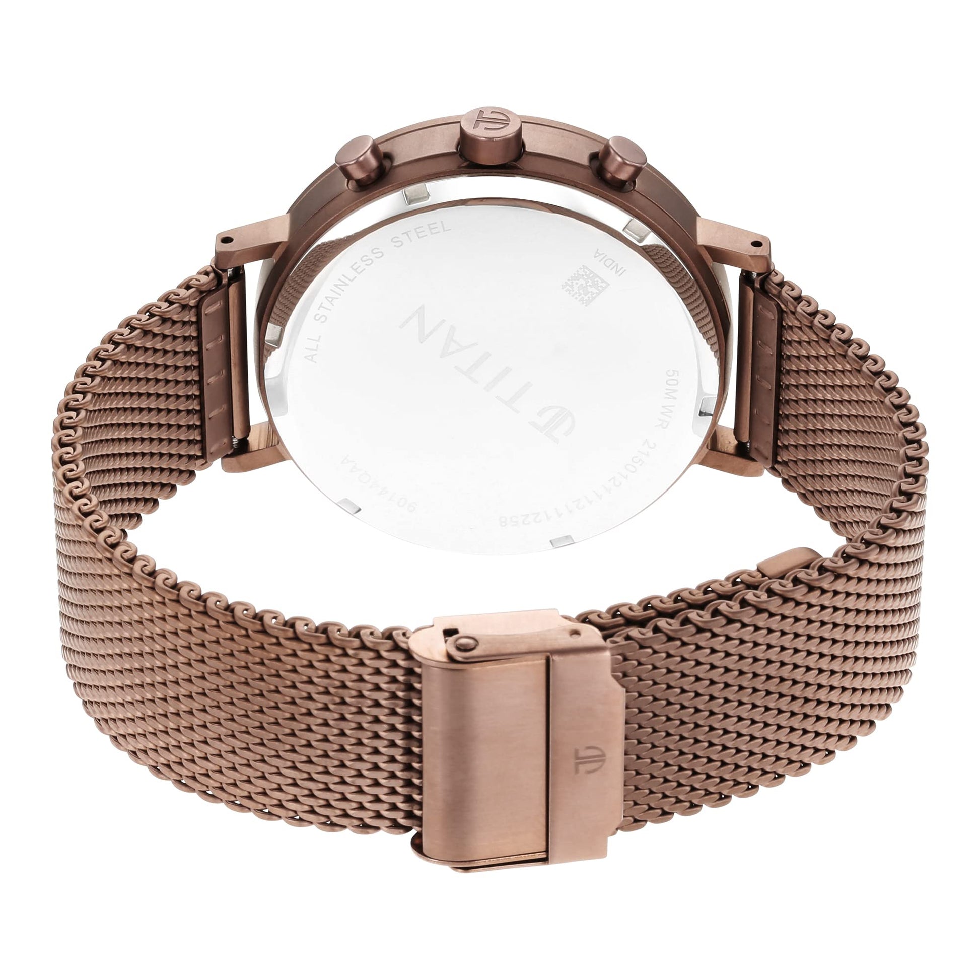 Titan Purple: Valentine’s Day Collection Analog Brown Dial Men's Watch-- image 6