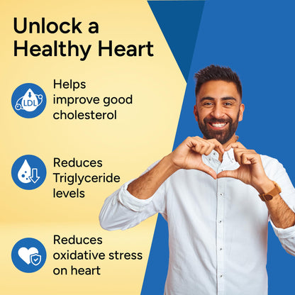 Tata 1mg Salmon Omega 3 Fish Oil Supplements 1000mg - 120 Capsules |Triglyceride form | 180mg EPA & 120mg DHA | High Absorption for Heart,Brain & Joints | Helps Manage Cholesterol