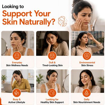 Twakdetox Skin Care Vegan Capsules (60) | Ayurvedic Skin Detox Supplement for Acne, Pimples, Clear & Glowing Skin | Blood Purifier Formula