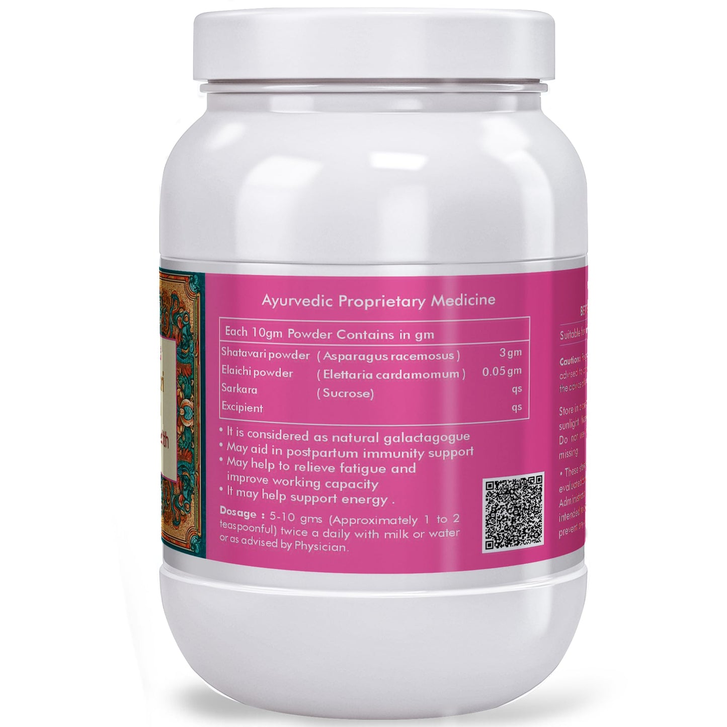 Herbal Hills Shatavari Kalp | 300 gms | For Women | Natural Elaichi Fla- image 3