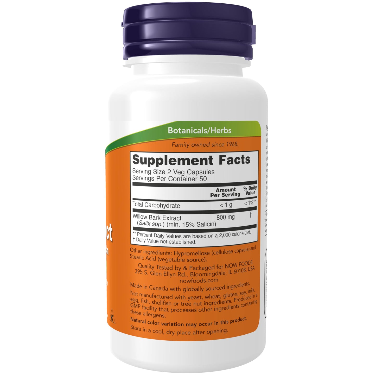 Now Foods White Willow Bark Capsule (400 mg) -100 Capsules- image 7