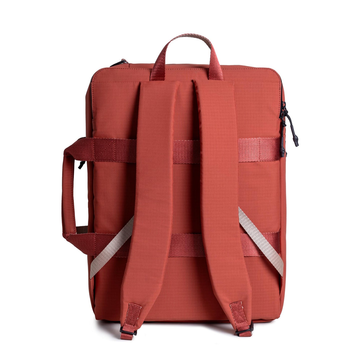 DailyObjects Water Resistant Pivot Briefpack (16L) Bag for Men & Women|Fits 13/14/15.6 inch Laptop/Macbook Pro/Air|Lightweight| Messenger Backpack|Office Use/Travel|Multi Pocket|Adjustable Strap (Red)