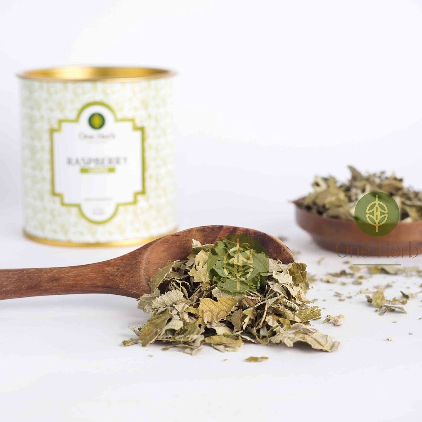 One Herb - Raspberry Leaves 40g | Rubus idaeus | Herbal Infusion Tea | Traditionally Used for Women’s Wellness & Daily Balance | Caffeine Free Loose Leaf Herbal Tea