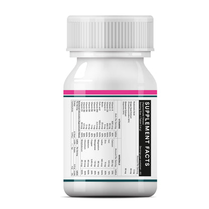 INLIFE Women's Multivitamin Tablets | 60 Tablets | Enriched with Zinc, Vitamin C, Vitamin D, and Essential Multiminerals (Pack of 1)