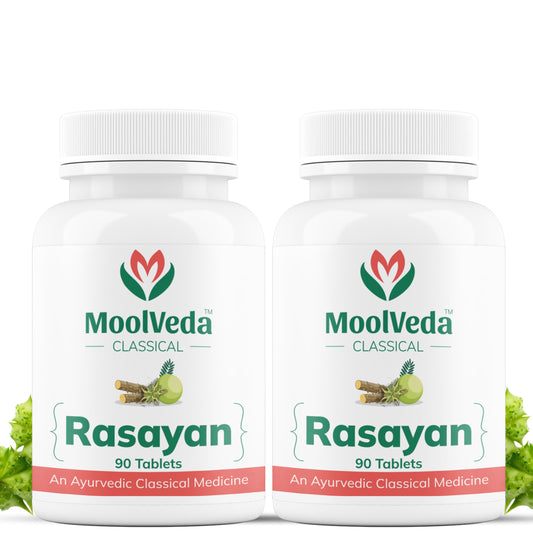 Moolveda Rasayan 90 Veg Tablets (Pack of 2)