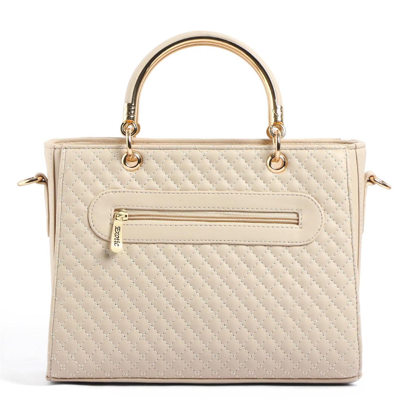EXOTIC® Studded hand bag for Girl/Women (OFF WHITE)
