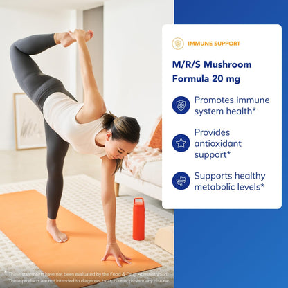 Pure Encapsulations M/R/S Mushroom Formula, 120 Count