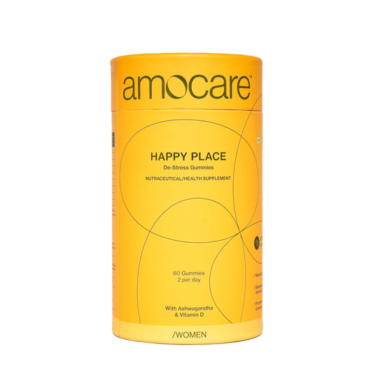 Amocare Vitamin D Supplements for Women - Pack of 2 (120 Gummies) | Vitamin D Supplement With Ashwagandha | Helps Balance Hormones & Improve Immunity, Strengthen Bone | Strawberry Flavour