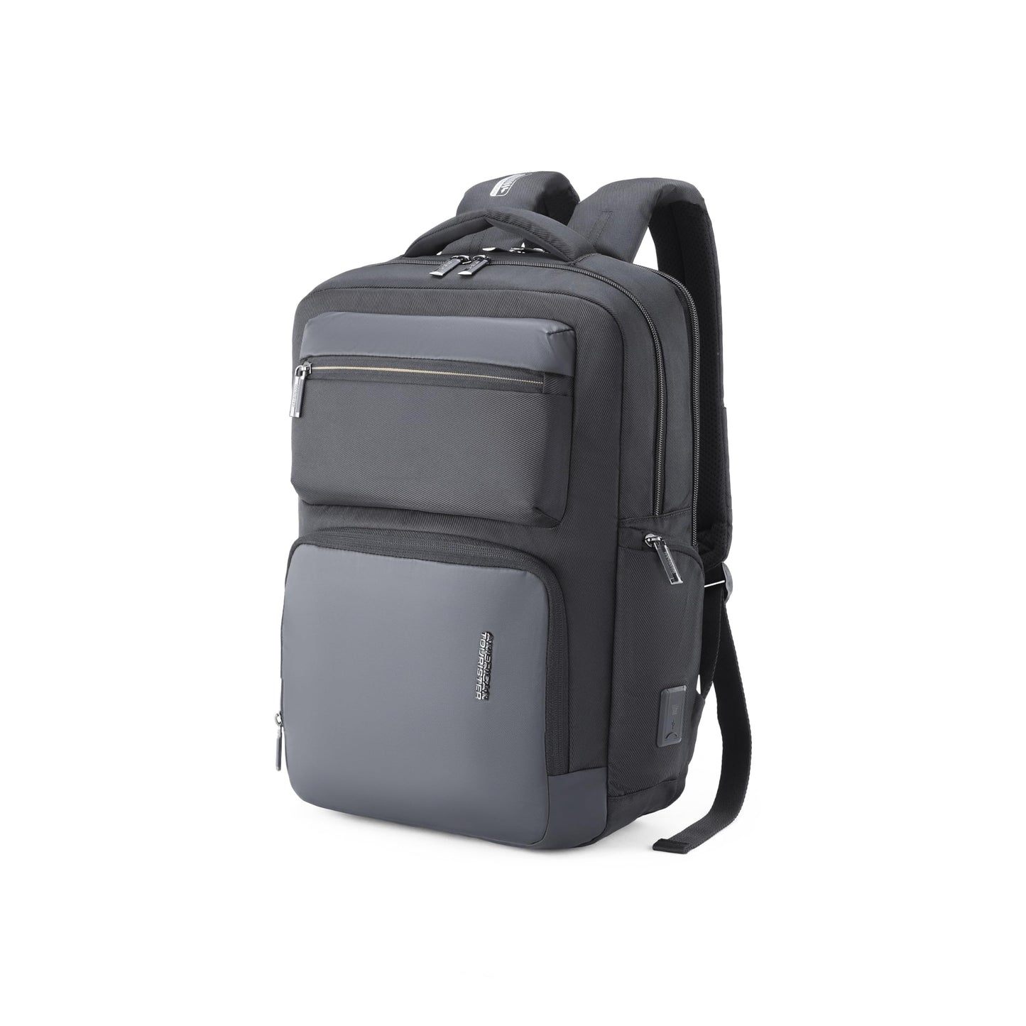 American Tourister Zork Pro | 19 Ltrs | 2 Compartments | Ergonomic Padded Back Panel & Shoulder Straps | Executive Backpack | 1 Year International Warranty | Black