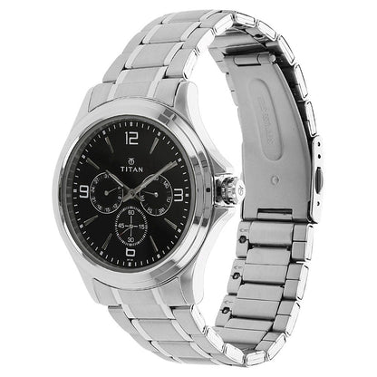 Titan Analog Black Dial Men's Watch-NM1698SM01 / NL1698SM01