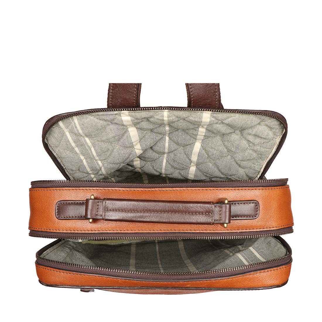 Hidesign Men's Laptop Backpack (Tan), 12 Litres
