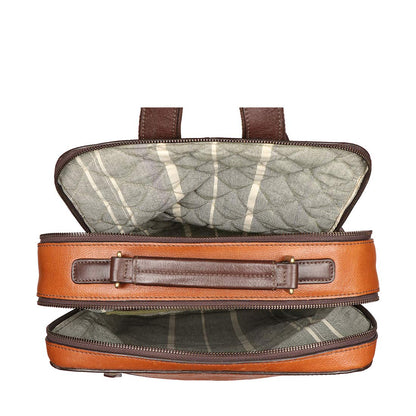 Hidesign Men's Laptop Backpack (Tan), 12 Litres