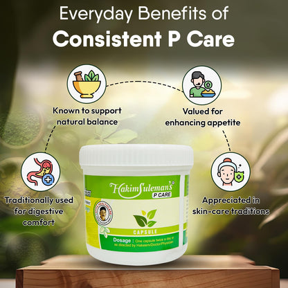 Hakim Suleman's P Care Capsules – Natural Health Supplement, 60 Capsules