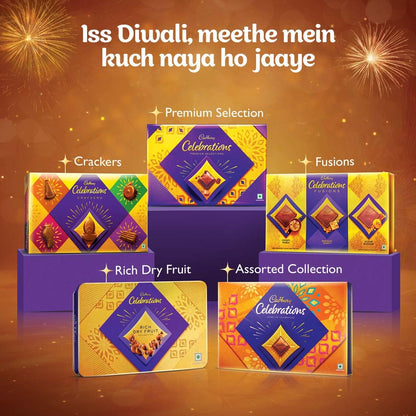 Cadbury Celebrations Premium Selections Assorted Chocolate Gift Pack, 279 g