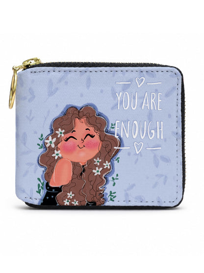 Kalankit Women's Small Zip Wallet | Bi-Fold Purse with Card Slots, Cash & Coin Pocket | Compact Wallet for Women & Girls | Stylish Daily Use Purse | Gift for Sister & Friends