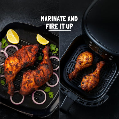 KILRR Chicken Marination Masala Variety Pack of 7 (Marinates 250g Chicken per Pack) | 1- Min Killer Marinade for Tikka, Tandoori Chicken | Just Add Water & Oil | All-Natural, No Preservatives or Additives | Killer Gang
