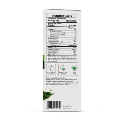Krishna's Karela Juice - 500 ml | Fresh Karela | Ayurevedic Formulation to maintain Sugar Level | Enriched with Vitamin C - Vitamin A | Sugar free Juice with No Added Color or Flavour