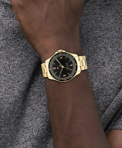 Tommy Hilfiger Black Dial Round Shaped Casual Men Analog Watch_TH1791903W